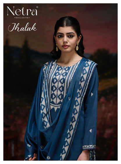 Jhalak Netra Cotton Pant Style Suits Wholesaler