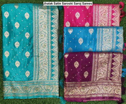 Jhalak Satin Saroski Saroj Sarees Supplier