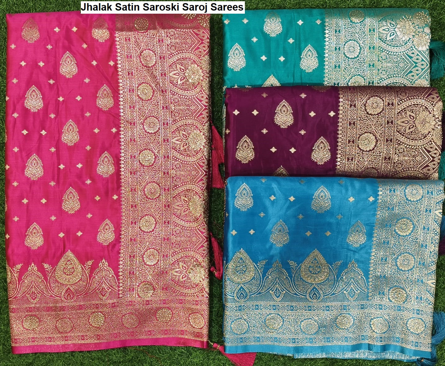 Jhalak Satin Saroski Saroj Sarees Supplier