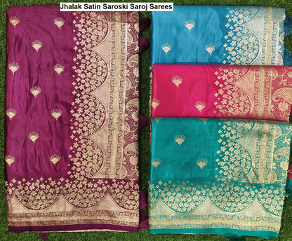 Jhalak Satin Saroski Saroj Sarees Supplier