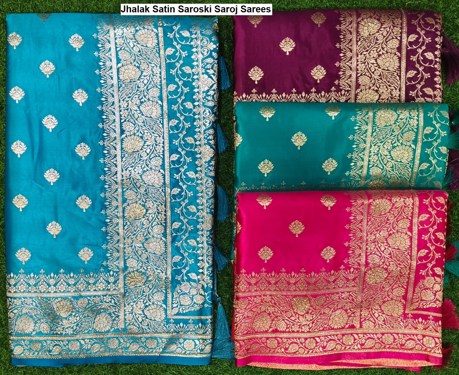 Jhalak Satin Saroski Saroj Sarees Supplier