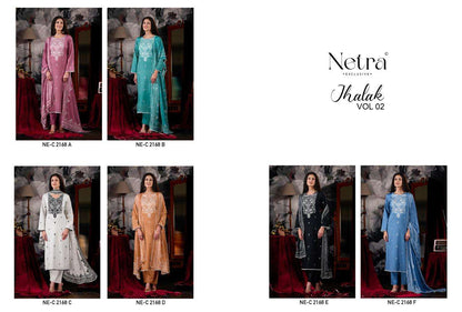 Jhalak Vol 2 Netra Cotton Pant Style Suits Wholesale Price