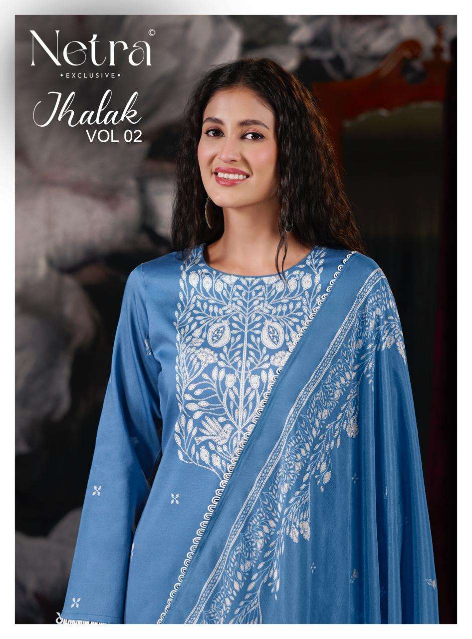 Jhalak Vol 2 Netra Cotton Pant Style Suits Wholesale Price
