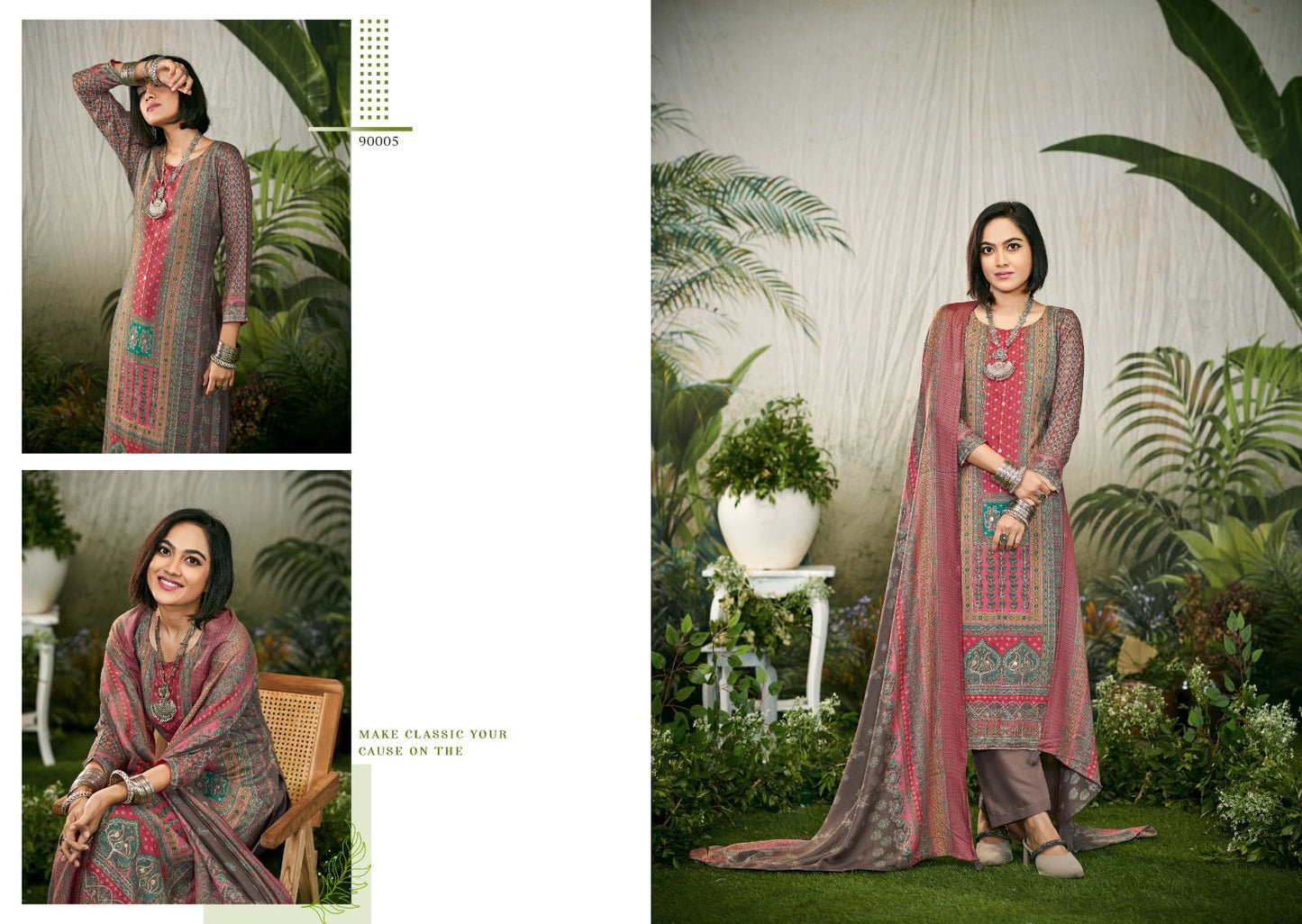 Jhalak Vol 2 Nishant Fashion Twill Pashmina Suits Wholesale Price