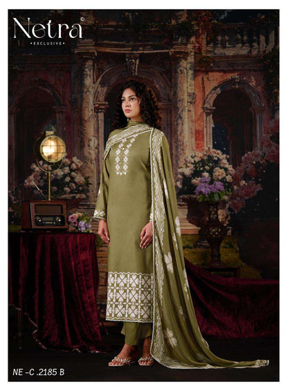 Jhalak Vol 4 Netra Cotton Pant Style Suits Wholesale Rate