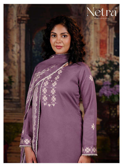 Jhalak Vol 4 Netra Cotton Pant Style Suits Wholesale Rate