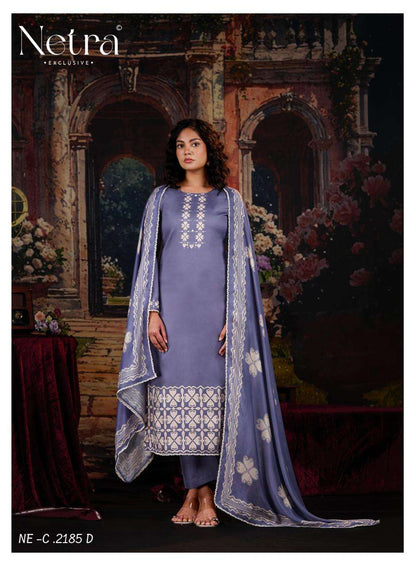 Jhalak Vol 4 Netra Cotton Pant Style Suits Wholesale Rate