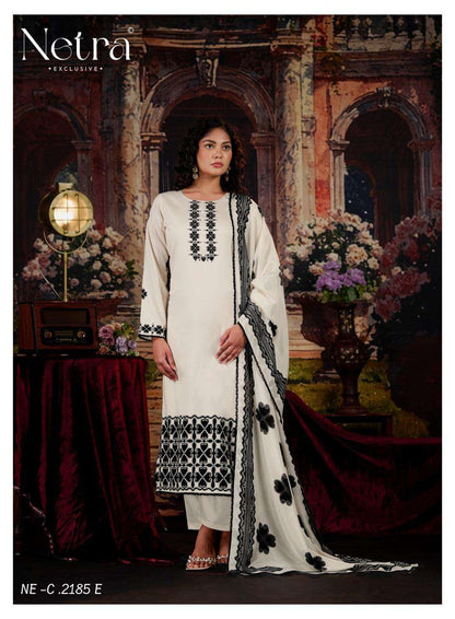 Jhalak Vol 4 Netra Cotton Pant Style Suits Wholesale Rate