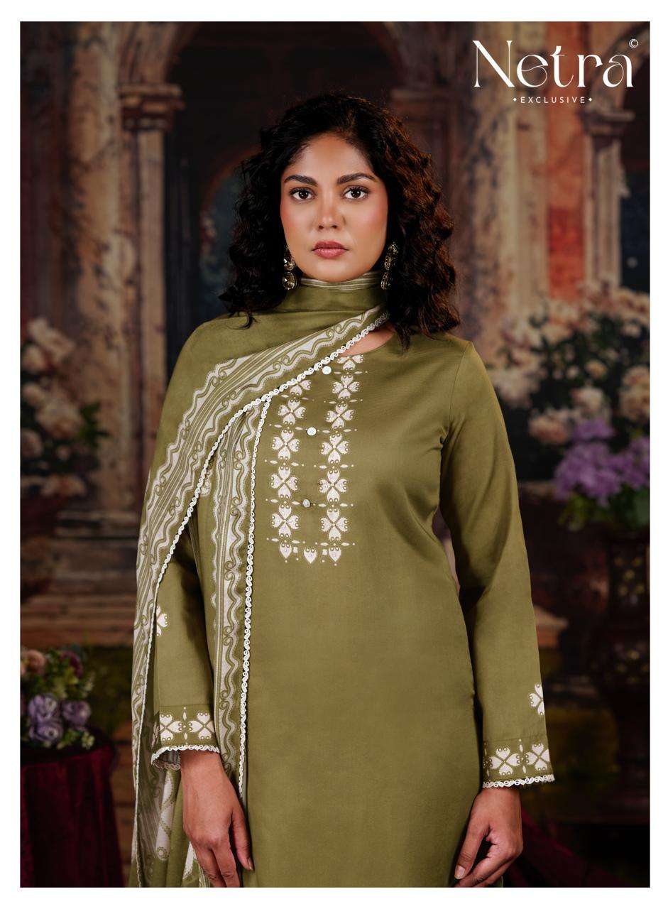 Jhalak Vol 4 Netra Cotton Pant Style Suits Wholesale Rate