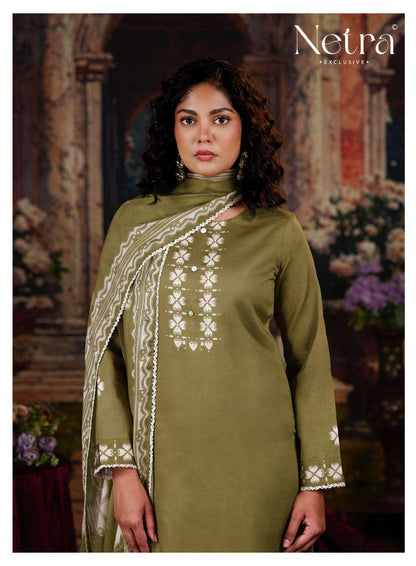 Jhalak Vol 4 Netra Cotton Pant Style Suits Wholesale Rate