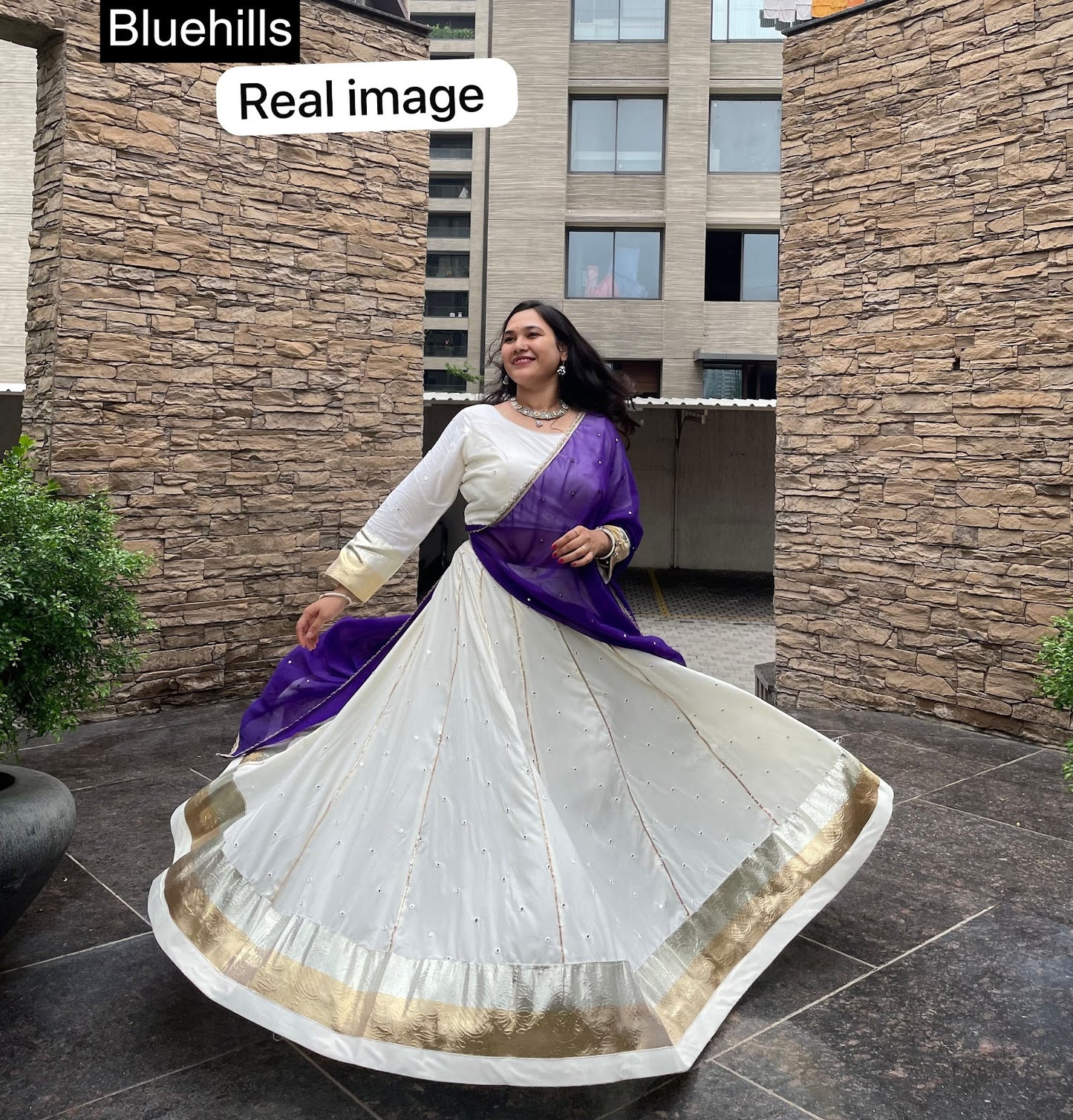 Jhamkudi Navratri Bluehills Rayon Chaniya Choli Supplier Ahmedabad
