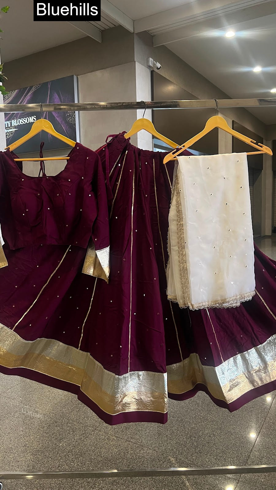 Jhamkudi Navratri Bluehills Rayon Chaniya Choli Supplier Ahmedabad