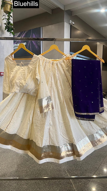 Jhamkudi Navratri Bluehills Rayon Chaniya Choli Supplier Ahmedabad