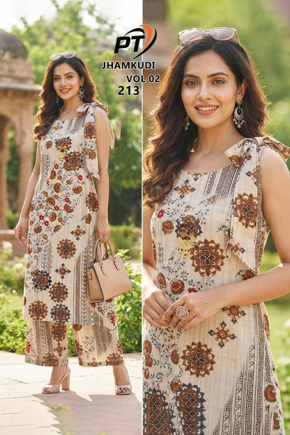 Jhamkudi Vol 2 Pt Vertican Co Ord Set Wholesaler India