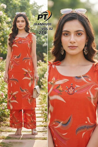 Jhamkudi Vol 2 Pt Vertican Co Ord Set Wholesaler India