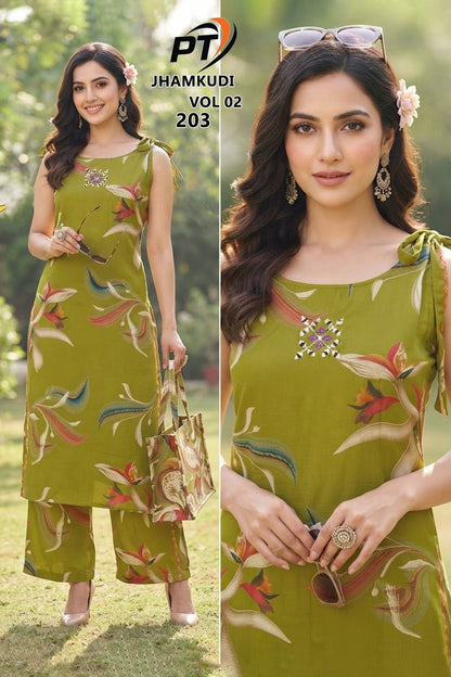 Jhamkudi Vol 2 Pt Vertican Co Ord Set Wholesaler India