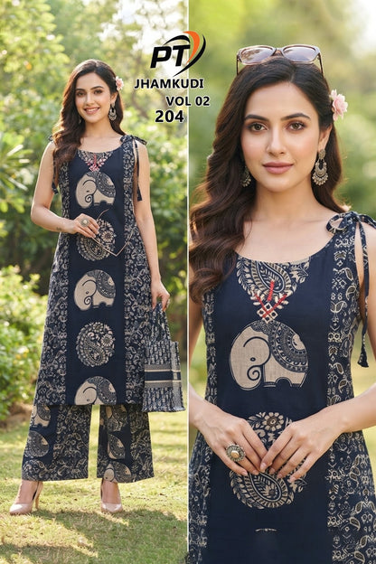 Jhamkudi Vol 2 Pt Vertican Co Ord Set Wholesaler India