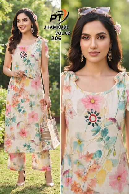 Jhamkudi Vol 2 Pt Vertican Co Ord Set Wholesaler India