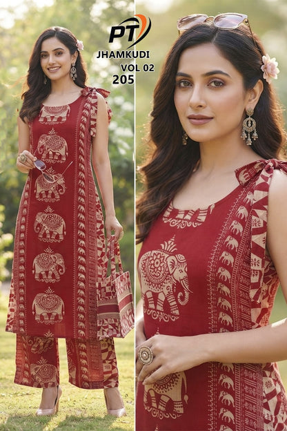 Jhamkudi Vol 2 Pt Vertican Co Ord Set Wholesaler India