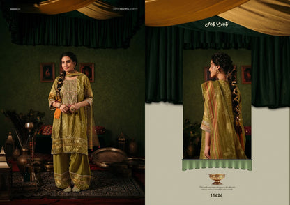 Jhanak Jay Vijay Bemberg Muslin Plazzo Style Suits Exporter Gujarat