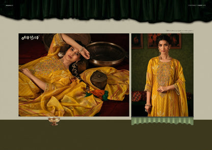 Jhanak Jay Vijay Bemberg Muslin Plazzo Style Suits Exporter Gujarat