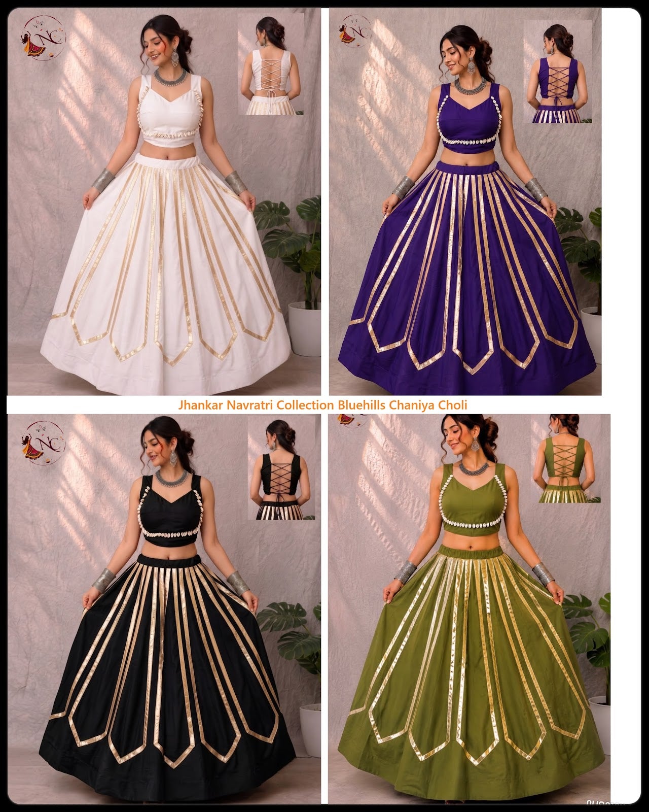 Jhankar Navratri Collection Bluehills Rayon Chaniya Choli Wholesale Price