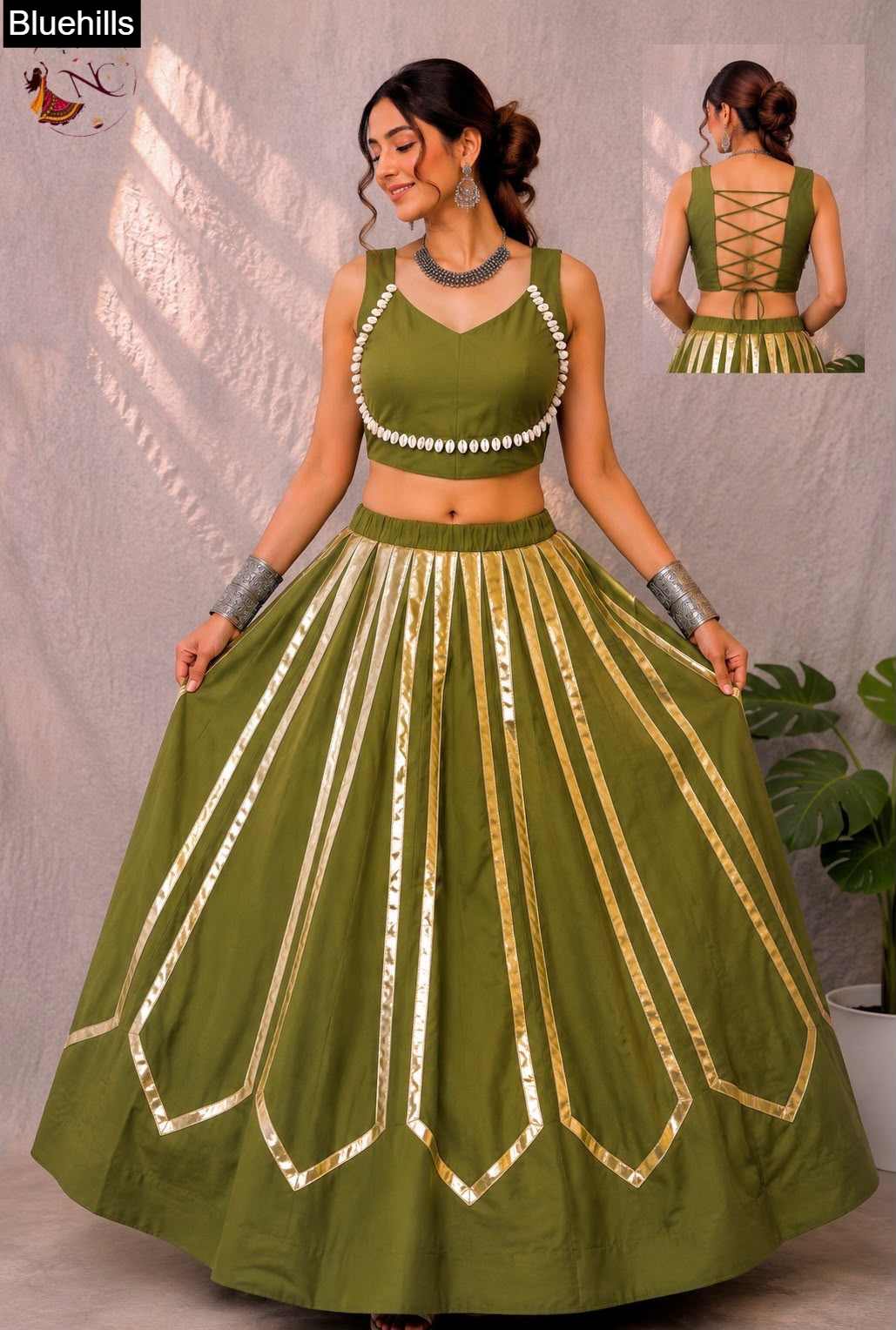 Jhankar Navratri Collection Bluehills Rayon Chaniya Choli Wholesale Price