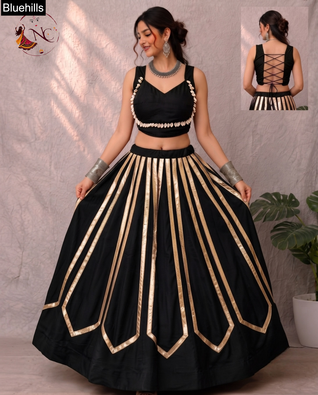 Jhankar Navratri Collection Bluehills Rayon Chaniya Choli Wholesale Price