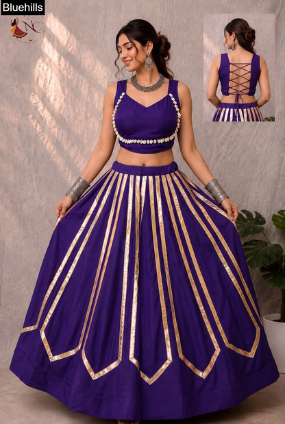 Jhankar Navratri Collection Bluehills Rayon Chaniya Choli Wholesale Price