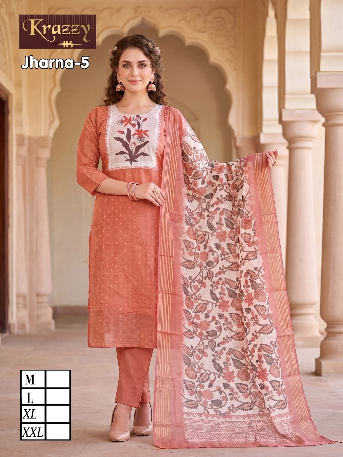Jharna Krazzy Kanha Readymade Pant Style Suits Manufacturer Gujarat