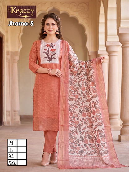 Jharna Krazzy Kanha Readymade Pant Style Suits Manufacturer Gujarat