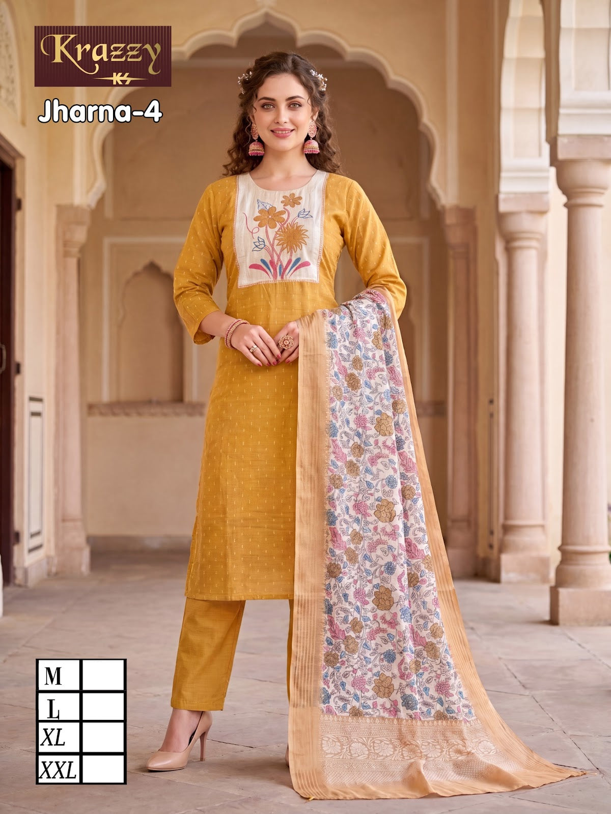 Jharna Krazzy Kanha Readymade Pant Style Suits Manufacturer Gujarat