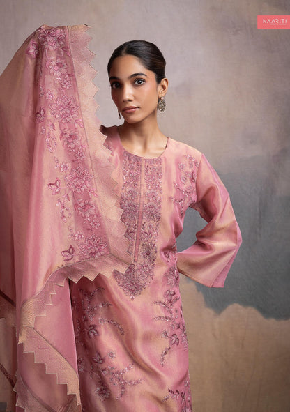 Jharna Naariti Tissue Silk Pant Style Suits Manufacturer India