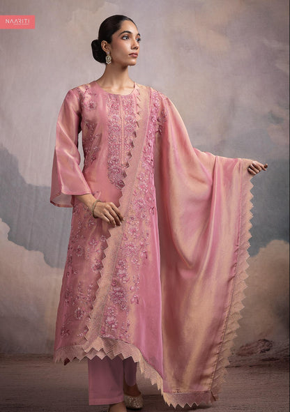 Jharna Naariti Tissue Silk Pant Style Suits Manufacturer India