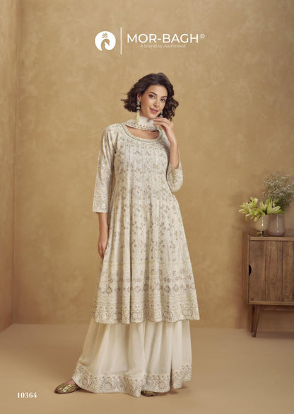 Jhasi Mor Bagh Georgette Indo Western Pair Wholesaler India