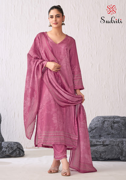 Jhil Mil Sudriti Sahiba Satin Pant Style Suits Supplier Gujarat