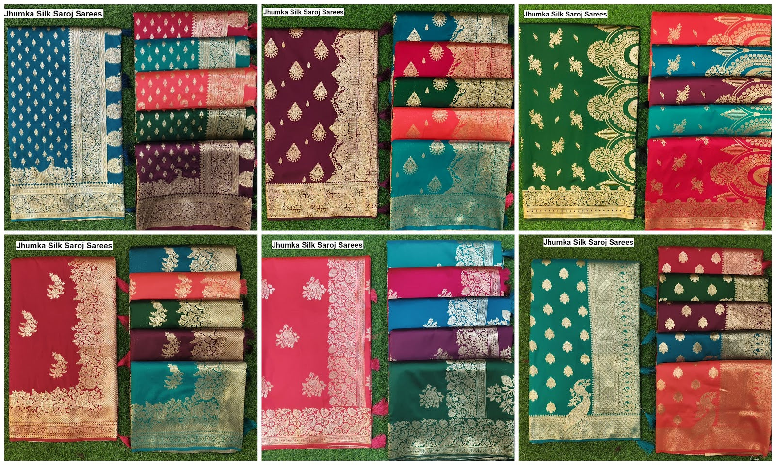 Jhumka Silk Saroj Sarees Wholesale