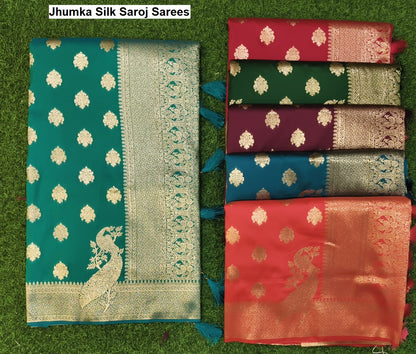 Jhumka Silk Saroj Sarees Wholesale