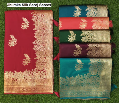 Jhumka Silk Saroj Sarees Wholesale