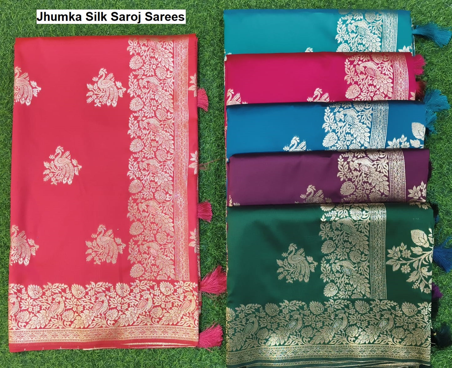 Jhumka Silk Saroj Sarees Wholesale