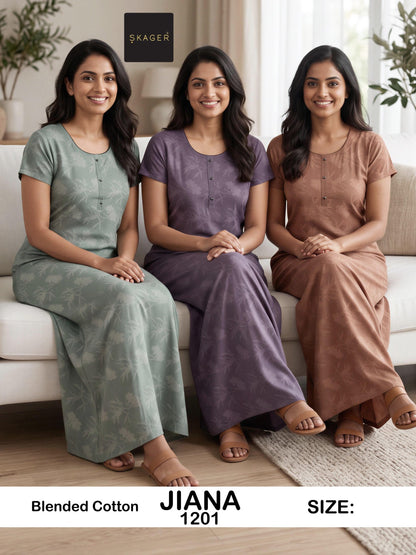 Jiana Skager Cotton Night Gowns Wholesaler