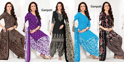 Jighyasha Vol 25 Ganpati Cotton Dress Material Exporter Gujarat