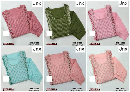 Jigisha 210226 Jnx Plus Size Kurtis Supplier Gujarat