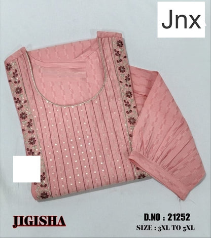 Jigisha 210226 Jnx Plus Size Kurtis Supplier Gujarat
