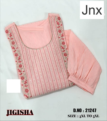 Jigisha 210226 Jnx Plus Size Kurtis Supplier Gujarat
