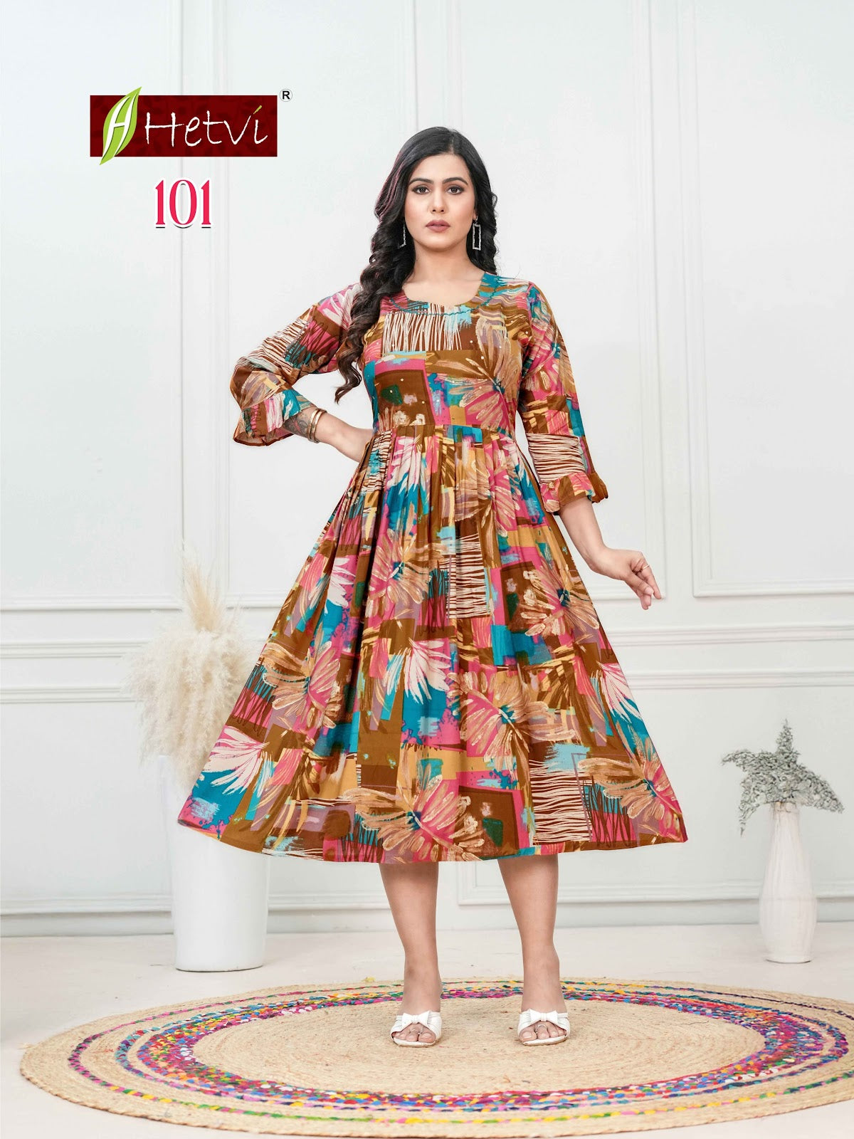 Jigisha Hetvi Muslin Anarkali Kurtis Manufacturer Ahmedabad