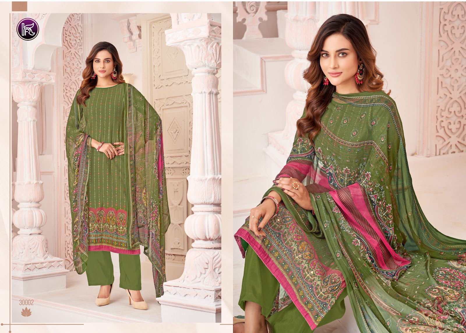 Jil Mil Edition 1 Kala Fashion Pure Muslin Pant Style Suits Supplier India