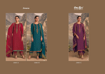 Jimena Omtex Silk Jacquard Pant Style Suits Manufacturer