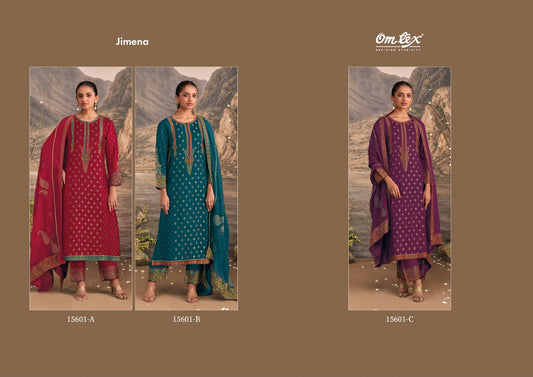 Jimena Omtex Silk Jacquard Pant Style Suits Manufacturer