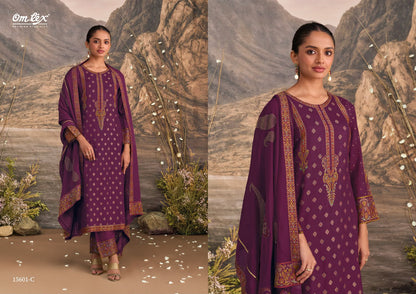 Jimena Omtex Silk Jacquard Pant Style Suits Manufacturer